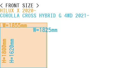 #HILUX X 2020- + COROLLA CROSS HYBRID G 4WD 2021-
